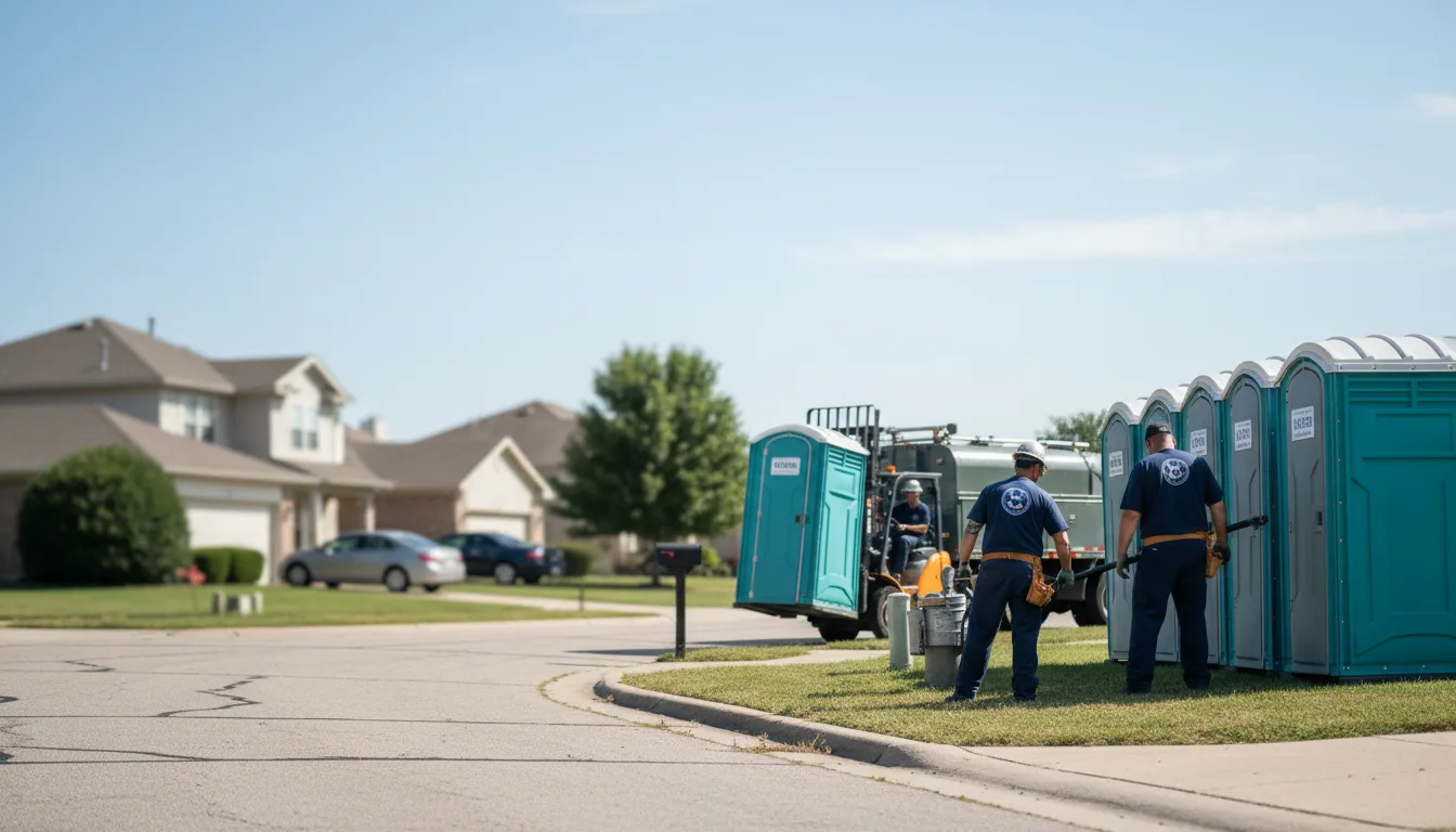 Porta Potty Rental in Hext, TX near me